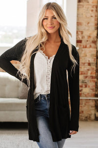 Black Lightweight Cardigan
