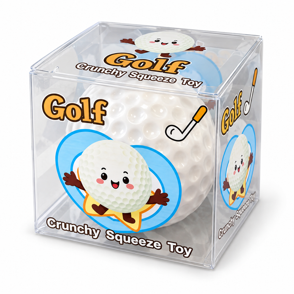 2" Golf Ball Crunchy Squishy