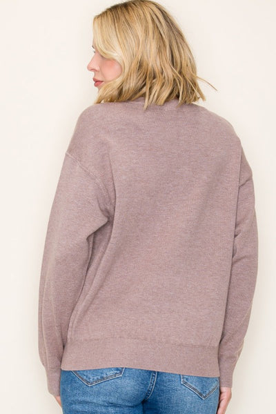 Mocha Pullover Sweater