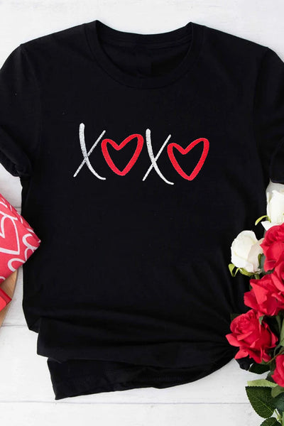 XOXO Embroidered Graphic Tee