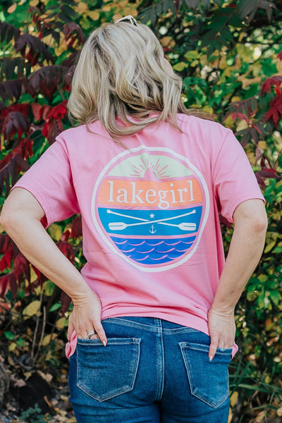 LakeGirl Sandbar Circle Short Sleeve Tee