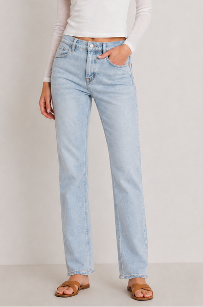 Lovervet 90'S Vintage High-Rise Straight Jeans