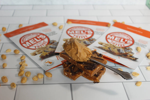 Mel's Toffee: Chocolate Peanut Butter