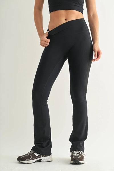 Black Venice AirFlex Mesh Flare Leggings