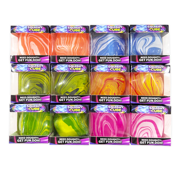 Fun Doh Swirl Squishy Cubes
