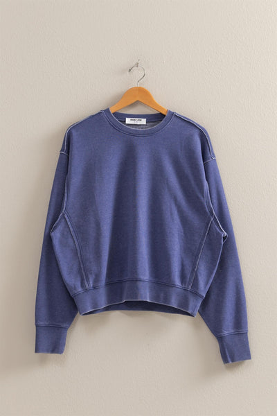 Indigo Blue Crewneck Sweatshirt