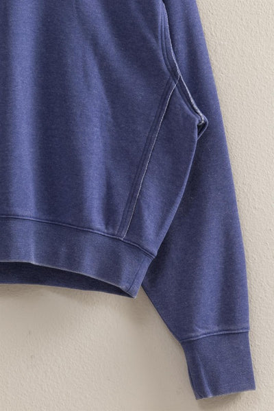 Indigo Blue Crewneck Sweatshirt