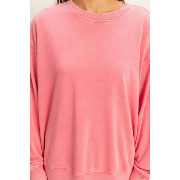 Pink Sands Mineral Washed Sweatshirt