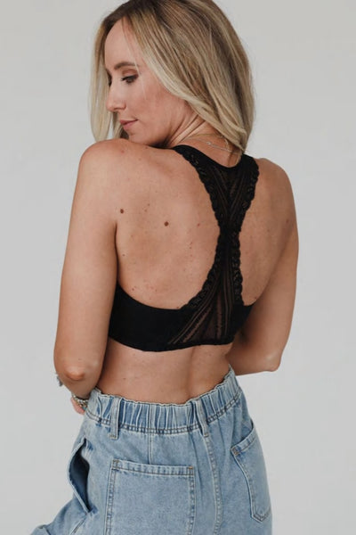 Lace Racerback Bralette - More Colors!