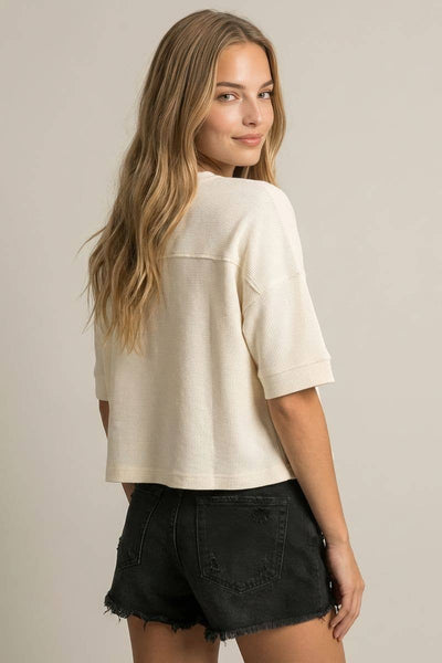 Button Down Cardigan Style Top
