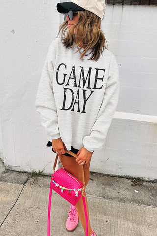 Grey & Black Game Day Sweatshirt