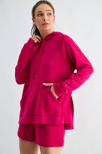 Plum Pink Laguna Dune Hoodie