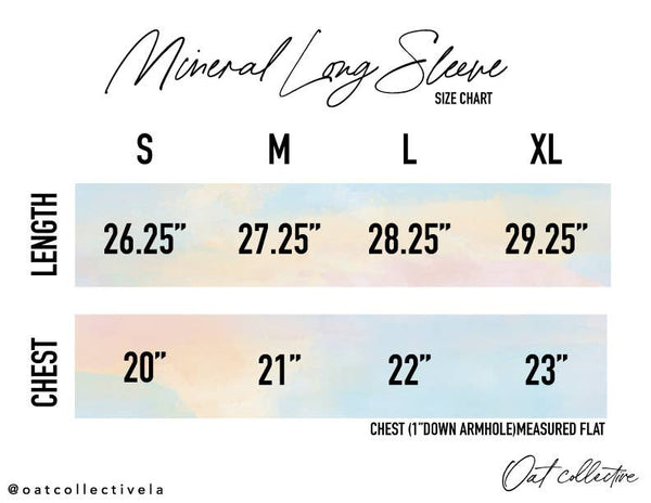 Cranberry Merry Christmas Mineral Washed Long Sleeve Graphic