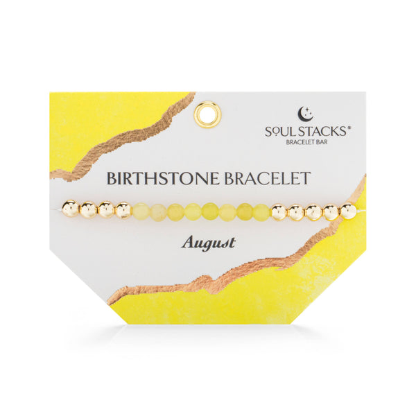 Soul Stacks Birthstone Bracelet