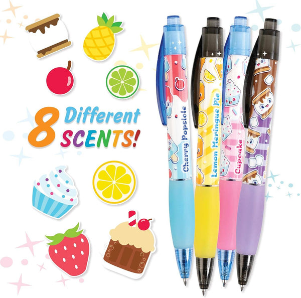 Dessert Smens Scented Grip Pens - Set of 4