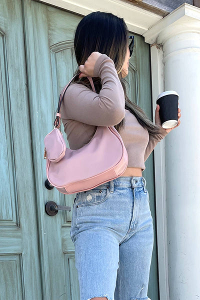 Jada Nylon Shoulder Bag With Coin Purse