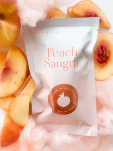 Infused Cotton Candy: Peach Sangria (MUST BE 21+)