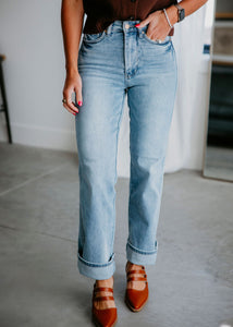 Judy Blue Trouser Straight Fit Jeans