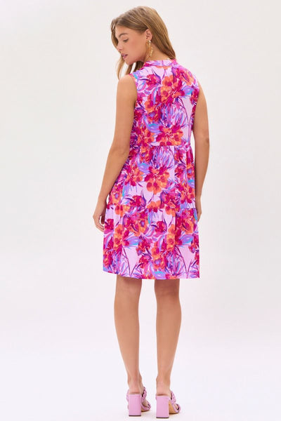 Anaheim Floral Sleeveless Dress