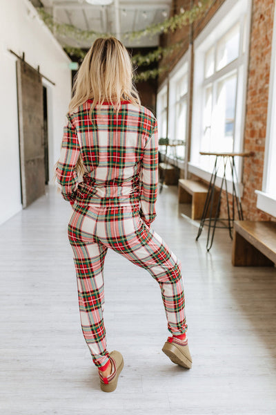 Red Plaid Lounge Set * DOORBUSTER FINAL SALE *