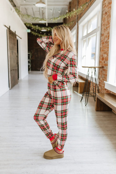 Red Plaid Lounge Set * DOORBUSTER FINAL SALE *