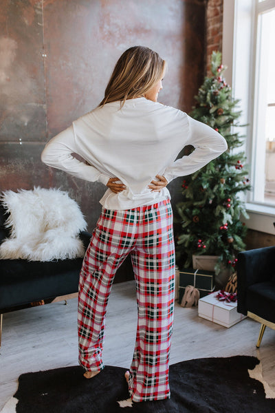 Merry Christmas Plaid Lounge Set * DOORBUSTER FINAL SALE *