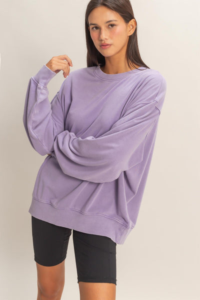 Island Orchid Mineral Washed Sweatshirt