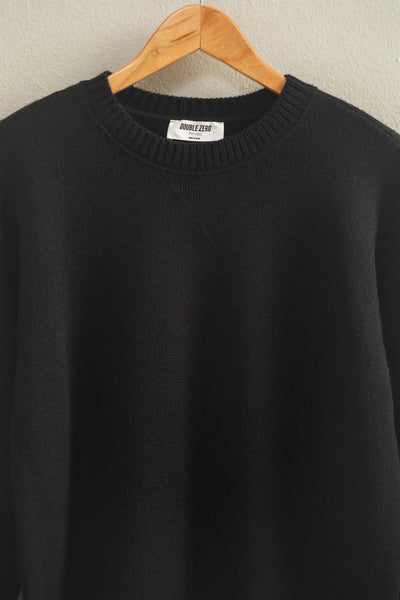 Black Crew Neck Sweater