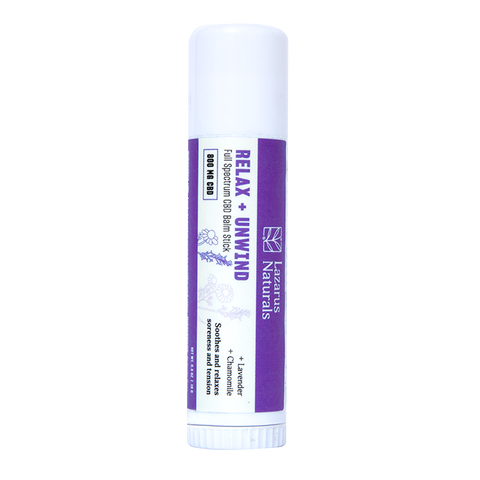 Balm Stick, Relax + Unwind (800 mg)