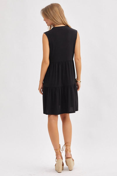 Sarasota Black Sleeveless Dress