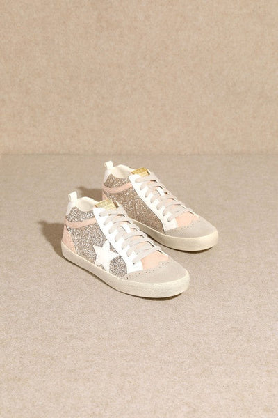 MiiM Daisy Sneakers in Light Gold