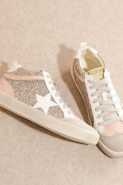 MiiM Daisy Sneakers in Light Gold