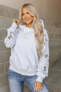 Ampersand Avenue Love Story in Grey University Hoodie